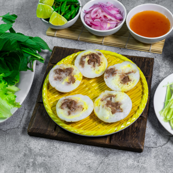 Bánh căn thịt bò